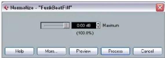 STEINBERG Cubase AI 5 - Normalize - 1