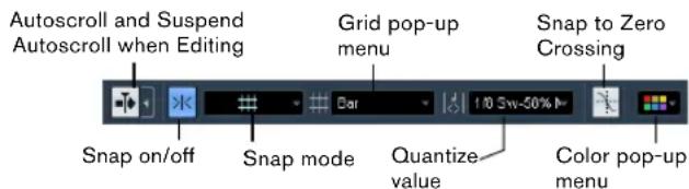 STEINBERG Cubase AI 5 - The toolbar - 3