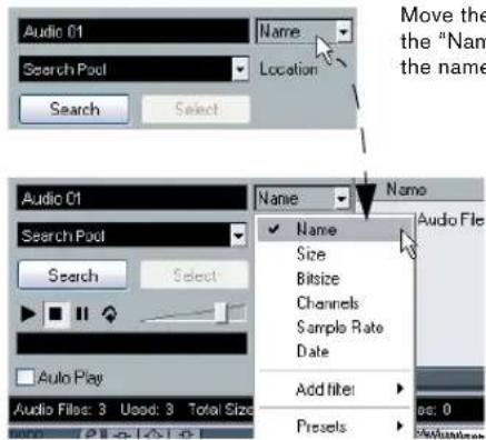 STEINBERG Cubase AI 5 - Extended Search functionality - 1