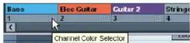 STEINBERG Cubase AI 5 - Applying track colors manually - 4