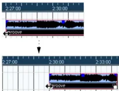 STEINBERG Cubase AI 5 - Resizing events - 3