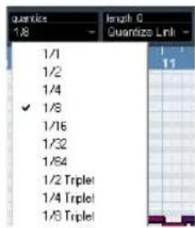 STEINBERG Cubase AI 5 - Setting up quantize on the toolbar - 1