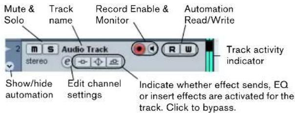 STEINBERG Cubase AI 5 - The Track list - 1