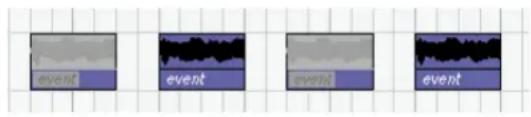 STEINBERG Cubase AI 5 - Muting events - 2