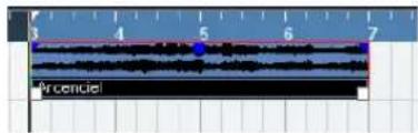 STEINBERG Cubase AI 5 - Resizing events using time stretch - 2