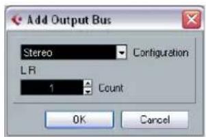 STEINBERG Cubase AI 5 - Adding a bus - 1