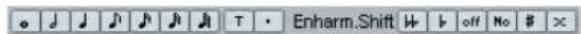 STEINBERG Cubase AI 5 - The extended toolbar - 1