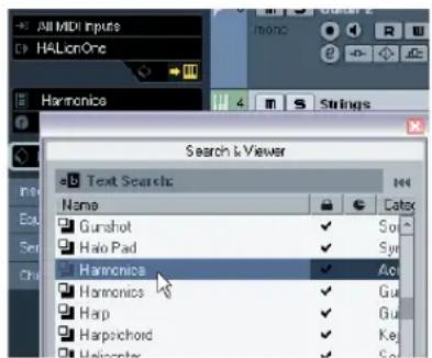 STEINBERG Cubase AI 5 - Selecting VST Instrument presets - 2