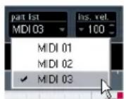 STEINBERG Cubase AI 5 - Handling several parts - 1