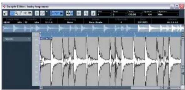 STEINBERG Cubase AI 5 - AudioWarp: Tempo matching audio - 2