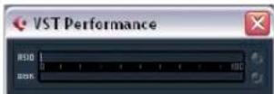 STEINBERG Cubase AI 5 - About the VST Performance window - 1