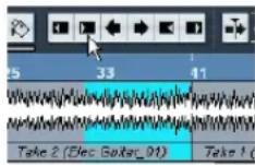 STEINBERG Cubase AI 5 - Adjusting the size of the selection range - 1