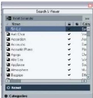 STEINBERG Cubase AI 5 - Applying track or VST presets in the Inspector or the context menu of the track - 1