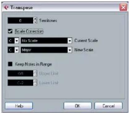 STEINBERG Cubase AI 5 - Transpose - 1