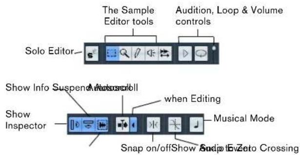 STEINBERG Cubase AI 5 - The toolbar - 1