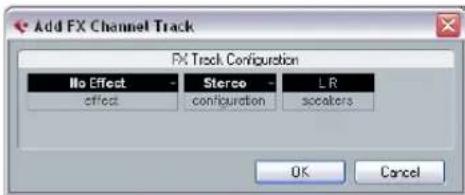 STEINBERG Cubase AI 5 - Adding an FX channel track - 1
