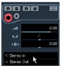 STEINBERG Cubase AI 5 - Selecting an input bus for a track - 2