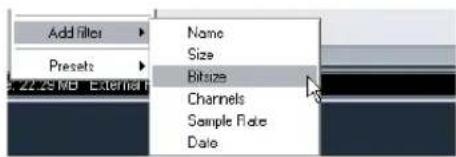 STEINBERG Cubase AI 5 - Extended Search functionality - 2