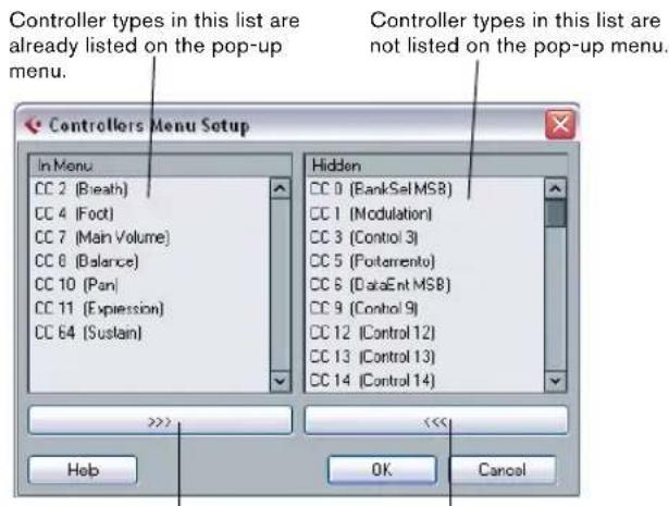STEINBERG Cubase AI 5 - Selecting the event type - 2