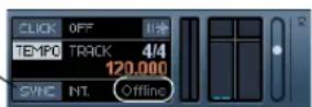 STEINBERG Cubase AI 5 - The Sync indicator - 1