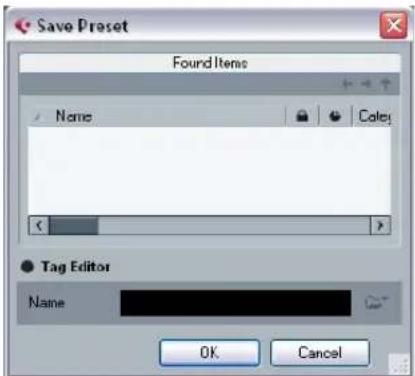 STEINBERG Cubase AI 5 - Saving effect presets - 2