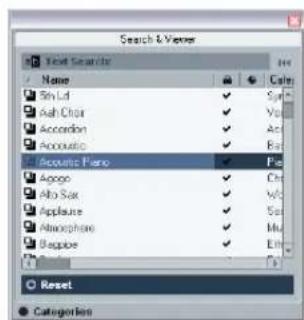 STEINBERG Cubase AI 5 - Using the Presets browser - 2