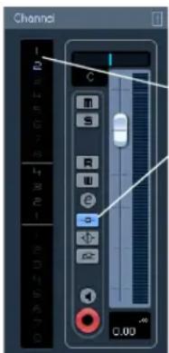 STEINBERG Cubase AI 5 - Insert effects in the channel overview - 1
