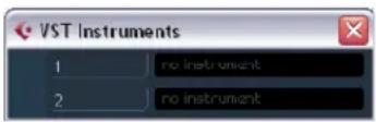 STEINBERG Cubase AI 5 - VST Instrument channels - 1