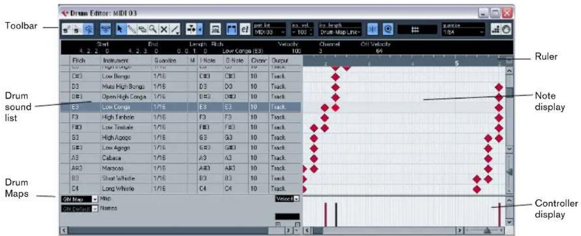 STEINBERG Cubase AI 5 - The Drum Editor – Overview - 1