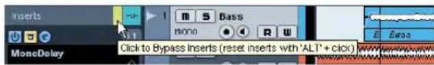 STEINBERG Cubase AI 5 - Deactivating vs. bypassing - 2