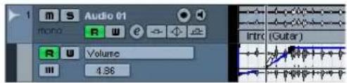 STEINBERG Cubase AI 5 - Drawing automation events - 1