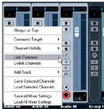 STEINBERG Cubase AI 5 - Link/Unlink channels - 1