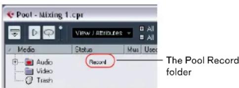 STEINBERG Cubase AI 5 - Changing the Pool Record folder - 1