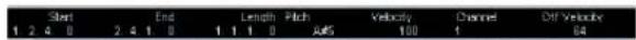 STEINBERG Cubase AI 5 - The info line - 1