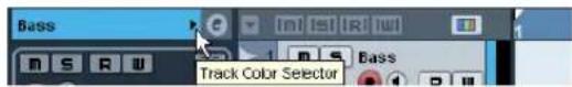 STEINBERG Cubase AI 5 - Applying track colors manually - 2