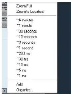 STEINBERG Cubase LE 5 - Zoom presets and Cycle markers - 2