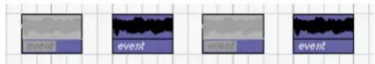 STEINBERG Cubase LE 5 - Muting events - 2