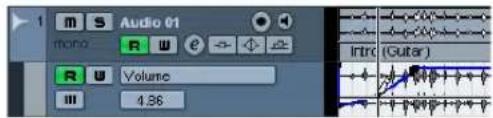 STEINBERG Cubase LE 5 - Drawing automation events - 1