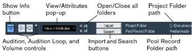 STEINBERG Cubase LE 5 - Toolbar overview - 1