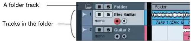 STEINBERG Cubase LE 5 - Folder tracks - 1