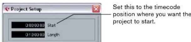 STEINBERG Cubase LE 5 - Setting up Cubase LE for external sync to timecode - 2