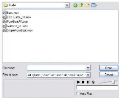 STEINBERG Cubase LE 5 - About the Import Medium dialog - 1