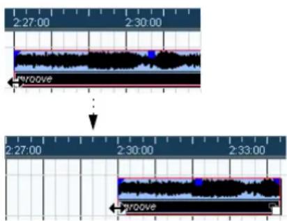 STEINBERG Cubase LE 5 - Resizing events - 3