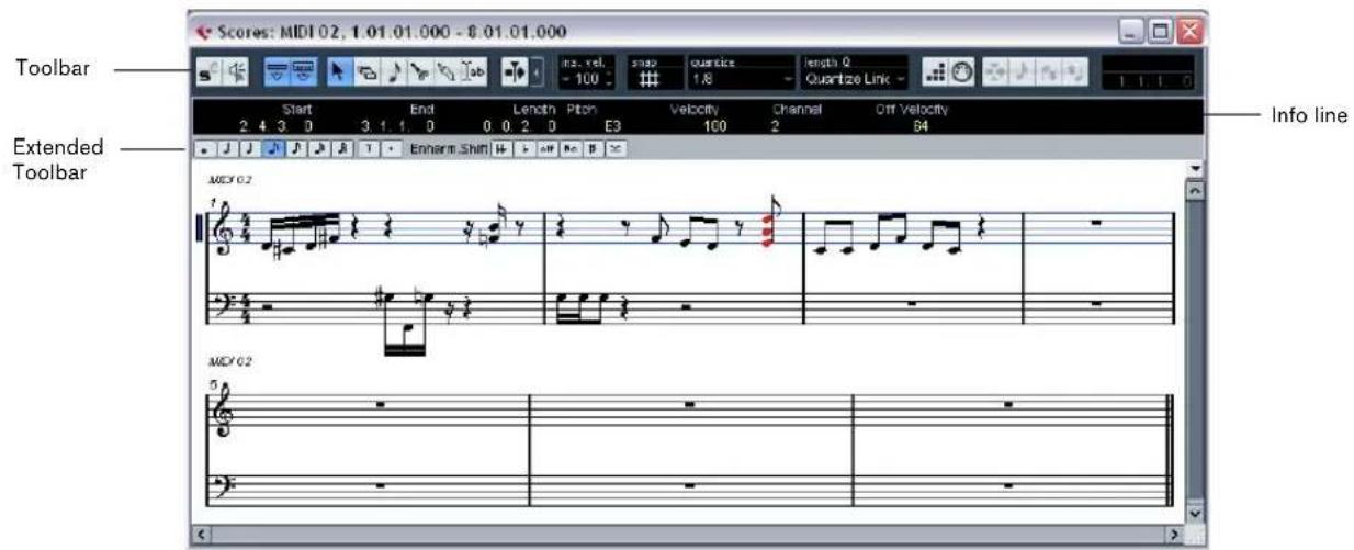 STEINBERG Cubase LE 5 - The Score Editor – Overview - 1