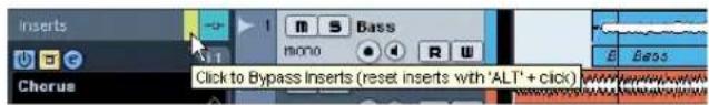 STEINBERG Cubase LE 5 - Deactivating vs. bypassing - 2