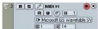 STEINBERG Cubase LE 5 - Selecting a sound - 2