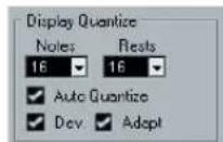 STEINBERG Cubase LE 5 - Display Quantize - 1