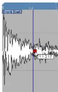 STEINBERG Cubase LE 5 - Adjusting the snap point - 1