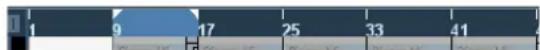 STEINBERG Cubase LE 5 - The ruler - 1
