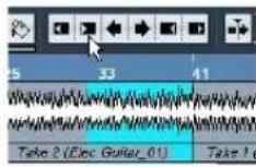 STEINBERG Cubase LE 5 - Adjusting the size of the selection range - 1